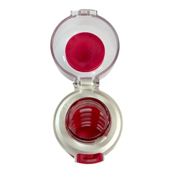 Ello BPA-Free Syndicate Glass Water Bottle w Pink Silicone Sleeve Leak-Proof Lid - Picture 3 of 5